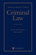 Cover of Manning, Mewett & Sankoff: Criminal Law