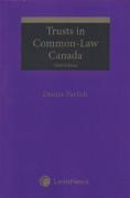 Cover of Trusts in Common-Law Canada