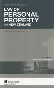 Cover of Garrow & Fenton's Law of Personal Property in New Zealand 7th ed: Volume 1 Personal Property
