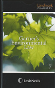 Cover of Garner's Environmental Law Looseleaf