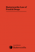 Cover of Butterworths Law of Food and Drugs Looseleaf
