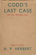 Cover of Codd's Last Case and other Misleading Cases