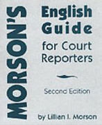 Cover of Morson's English Guide for Court Reporters 