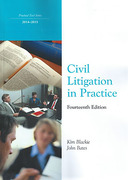 Cover of Northumbria LPC: Civil Litigation in Practice 2014-2015