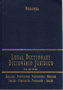 Cover of Noronha's Legal Dictionary / Dicionario Juridico: English-Portuguese-English  