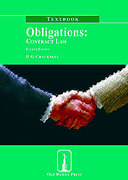 Cover of Old Bailey Press: Obligations: Contract Law Textbook