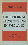 Cover of The Criminal Prosecution in England