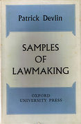Cover of Samples of Lawmaking