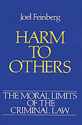 Cover of The Moral Limits of the Criminal Law: Volume 1. Harm to Others