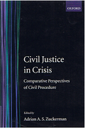 Cover of Civil Justice in Crisis: Comparative Perspectives of Civil Procedure