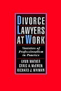 Cover of Divorce Lawyers at Work