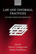 Cover of Law and Informal Practices: The Post-Communist Experience