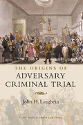 Cover of The Origins of Adversary Criminal Trial