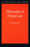 Cover of Philosophy of Private Law
