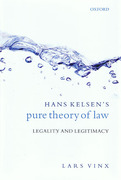 Cover of Hans Kelsen's Pure Theory of Law Legality and Legitimacy