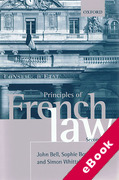 Cover of Principles of French Law (eBook)
