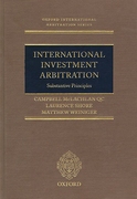 Cover of International Investment Arbitration: Substantive Principles