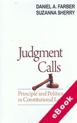 Cover of Judgment Calls: Principle and Politics in Constitutional Law (eBook)