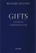 Cover of Gifts: A Study in Comparative Law