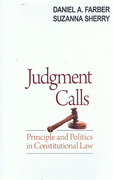Cover of Judgment Calls: Principle and Politics in Constitutional Law