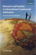 Cover of Research and Practice in International Commercial Arbitration: Sources and Strategies