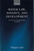Cover of Water Law, Poverty and Development: Water Sector Reforms in India