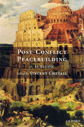 Cover of Post-Conflict Peacebuilding: A Lexicon