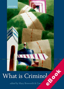 Cover of What is Criminology? (eBook)
