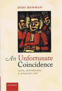 Cover of An Unfortunate Coincidence: Jews, Jewishness, and English Law
