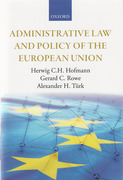 Cover of Administrative Law and Policy of the European Union
