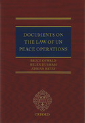 Cover of Documents on the Law of UN Peace Operations