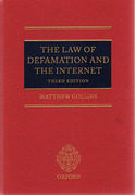 Cover of The Law of Defamation and the Internet