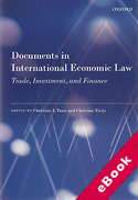 Cover of Documents in International Economic Law: Trade, Investment, and Finance (eBook)