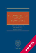 Cover of EU Competition Law and Economics (eBook)