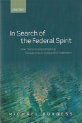 Cover of In Search of the Federal Spirit: New Comparative Empirical and Theoretical Perspectives