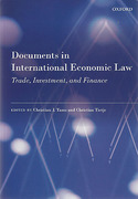 Cover of Documents in International Economic Law: Trade, Investment, and Finance