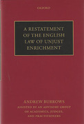 Cover of A Restatement of the English Law of Unjust Enrichment