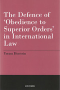Cover of The Defence of 'Obedience to Superior Orders' in International Law