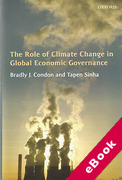 Cover of The Role of Climate Change in Global Economic Governance (eBook)