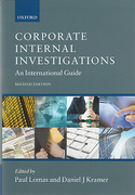 Cover of Corporate Internal Investigations: An International Guide
