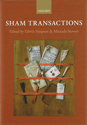 Cover of Sham Transactions