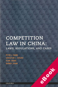 Cover of Competition Law in China: Laws, Regulations, and Cases (eBook)