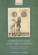 Cover of Constitutions and the Classics: Patterns of Constitutional Thought from Fortescue to Bentham