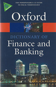 Cover of Oxford Dictionary of Finance and Banking