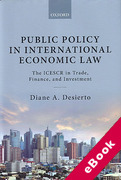 Cover of Public Policy in International Economic Law: The ICESCR in Trade, Finance, and Investment (eBook)