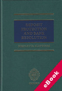 Cover of Deposit Protection and Bank Resolution (eBook)