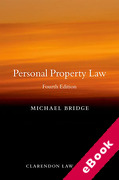 Cover of Personal Property Law (eBook)