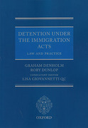 Cover of Detention Under the Immigration Acts: Law and Practice