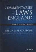 Cover of The Oxford Edition of Blackstone's Commentaries on the Laws of England, Book III: Of Private Wrongs