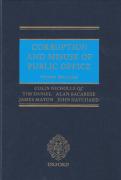 Cover of Corruption and Misuse of Public Office